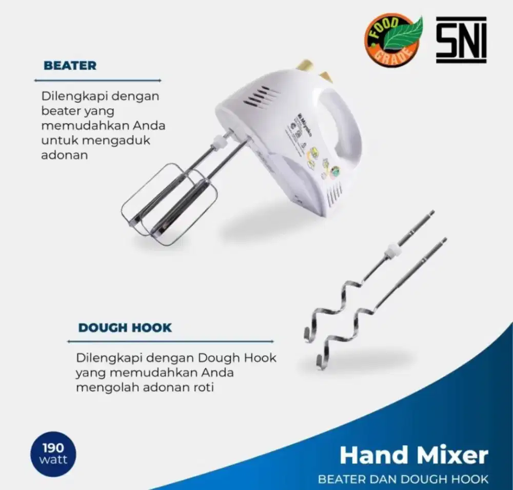 Hand Mixer HM620 Voltase 220 Volt