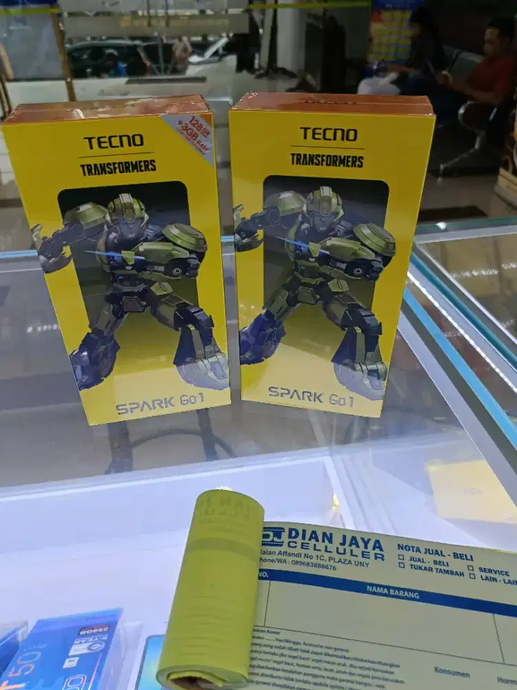 Tecno spark Go 1 4/128 kamera miring iPhone13 resmi