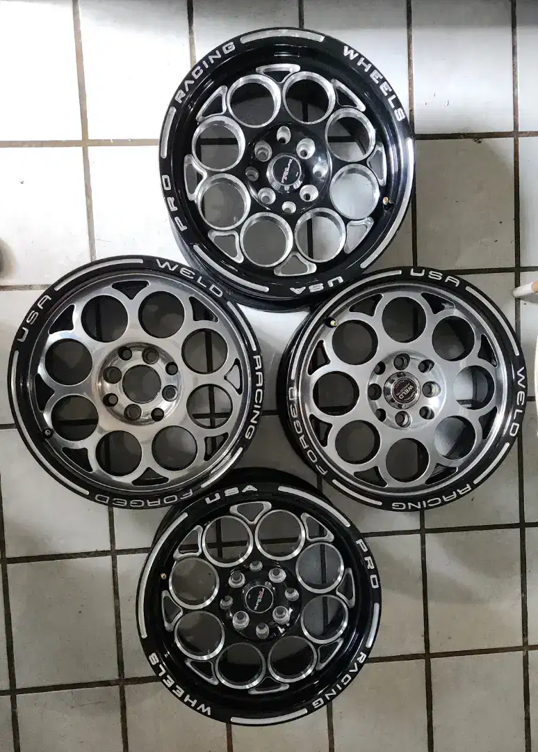 Velg R15 PCD 4 x 100/114.3 lebar 6.5 ET 38 per pasang (2 pcs) LANGKA