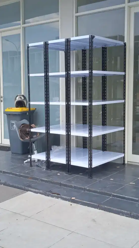 Rak besi siku serbaguna rak besi siku lubang rak besi 5 susun