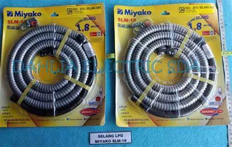 selang kompor miyako 1,8 mtr