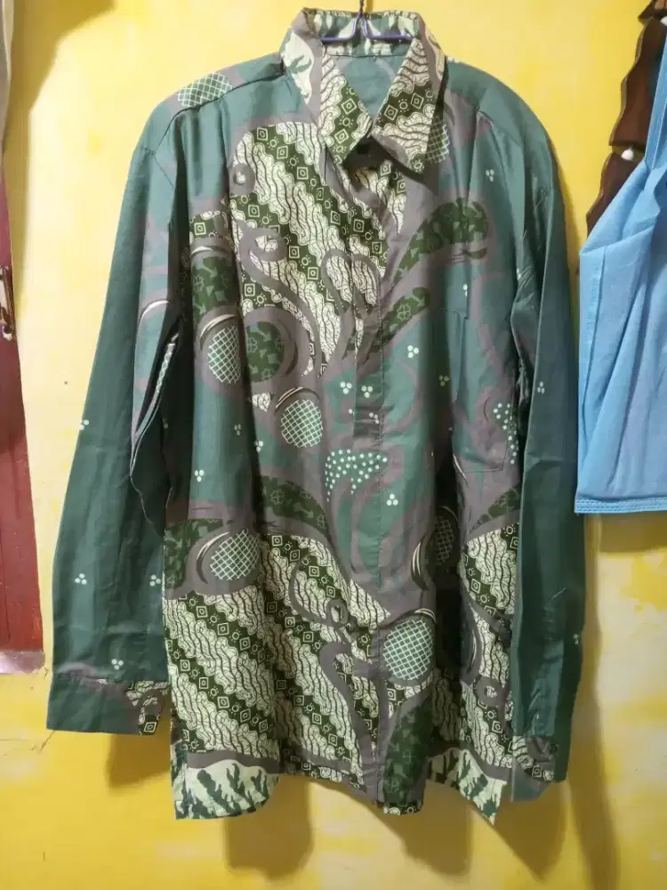 Baju batik pria size XL