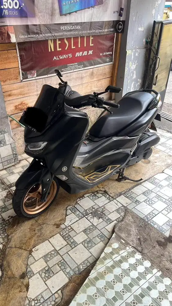 YAMAHA New NMAX Connected 2021 ABS (Keyless) 155cc HITAM MULUS