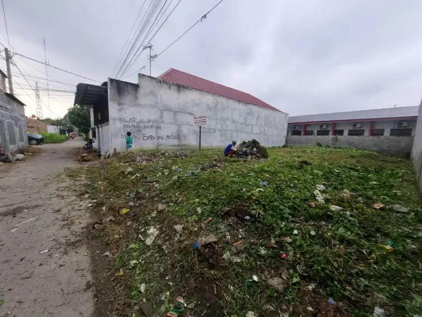 TANAH 200 M2, DISEBERANG KAMPUS PTKI, LOKASI SANGAT STRATEGIS