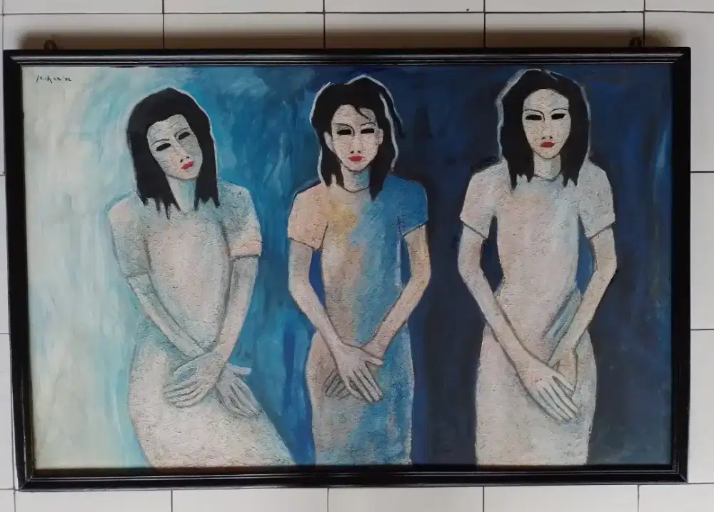 Lukisan tema 3 wanita