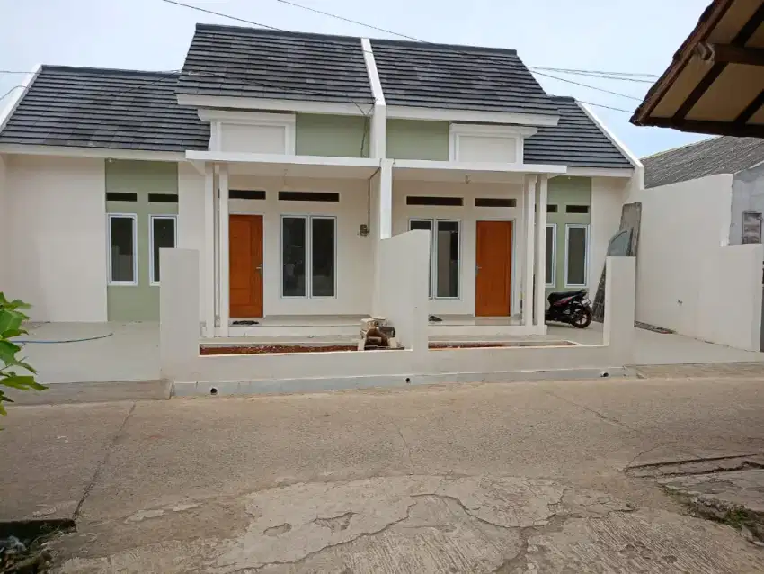 Dijual rmh baru 109mtr, cash/KPR hnya 25mnit ke TMII, hrga 750jt nego