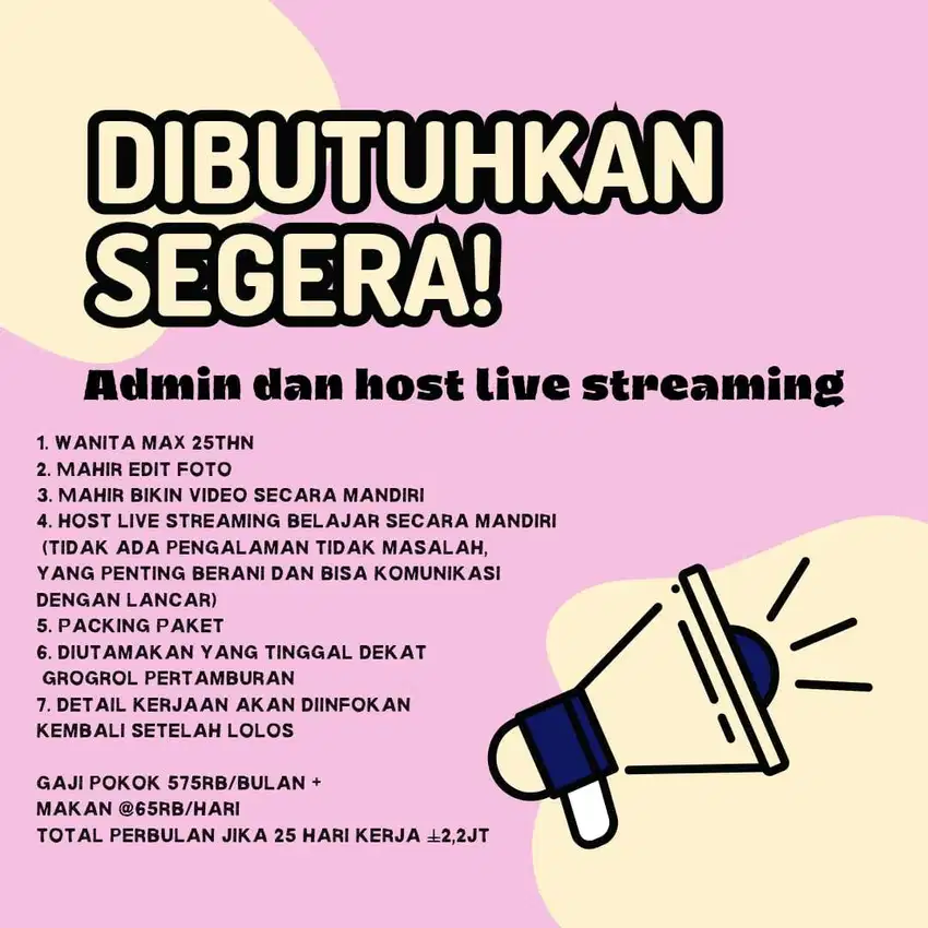 Admin & Host live streaming
