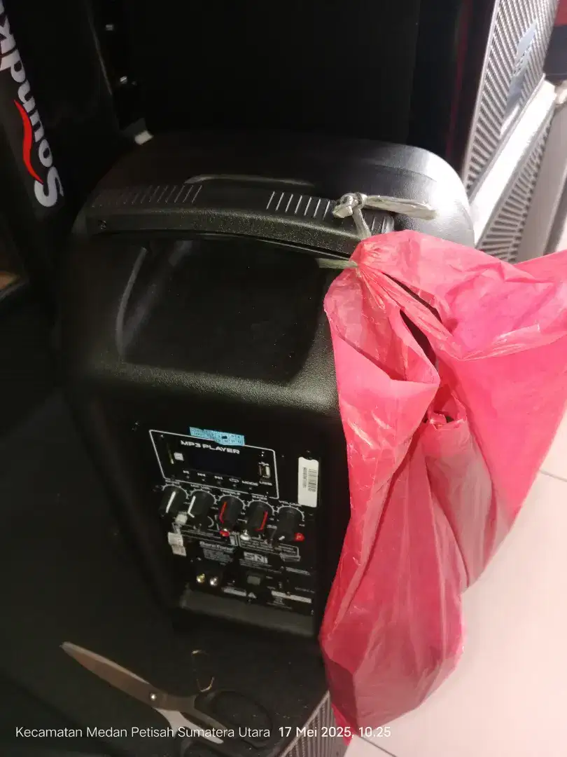Speaker bluetooth merek Baretone 8 inci + mic cicilan  modal KTP