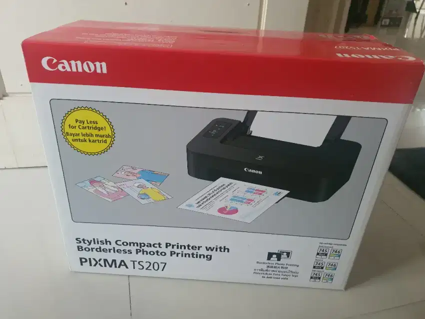 Printer Canon Pixma T207 barang baru dapat hadiah