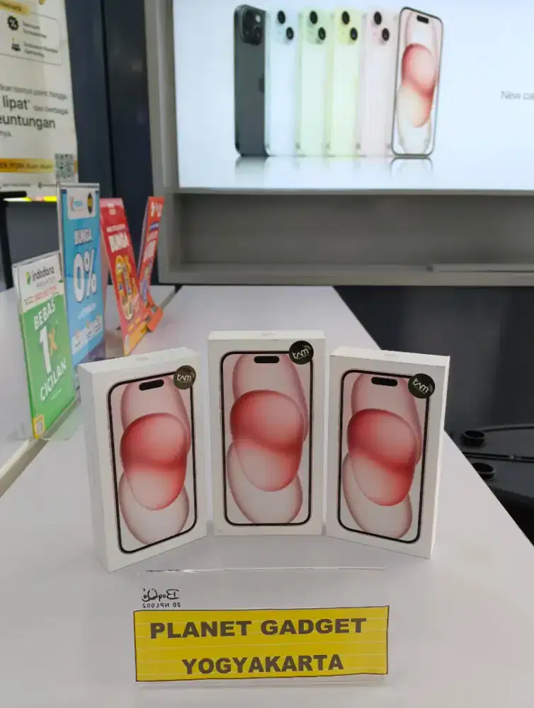 IPHONE 15 128GB PINK Promo Cicilan tanpa DP bunga ringan