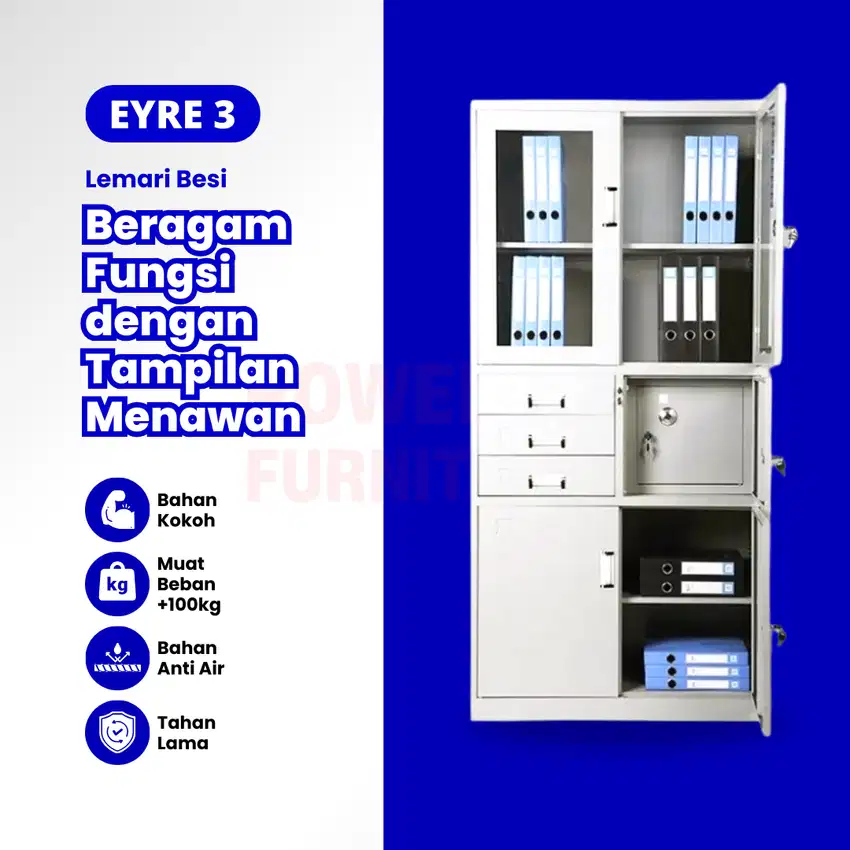 [HARGA PABRIK] Lemari Besi Kantor PowerD EYRE v3 - Lemari Brankas