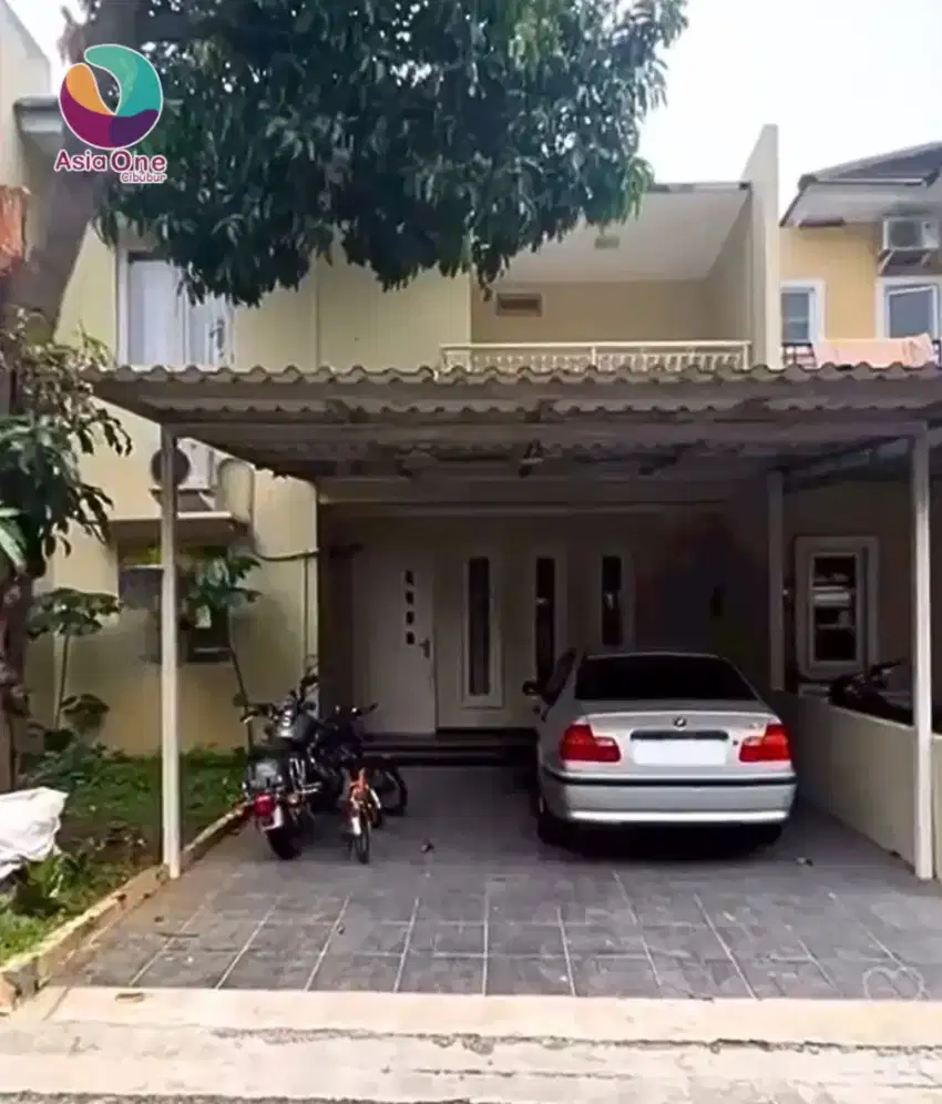 Dijual cepat rumah cantik cluster depan diperumahan kota wisata