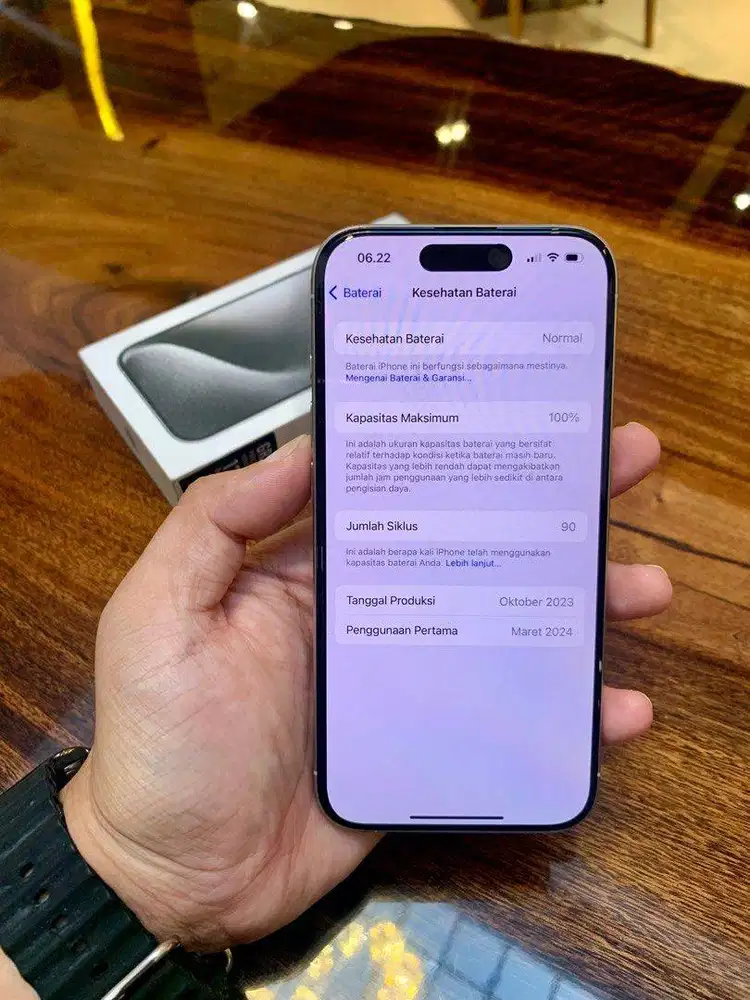 BTH IPHONE 15 PRO TITANIUM 128GB