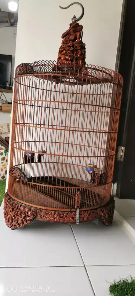 Sangkar Murai Antik Bambu China