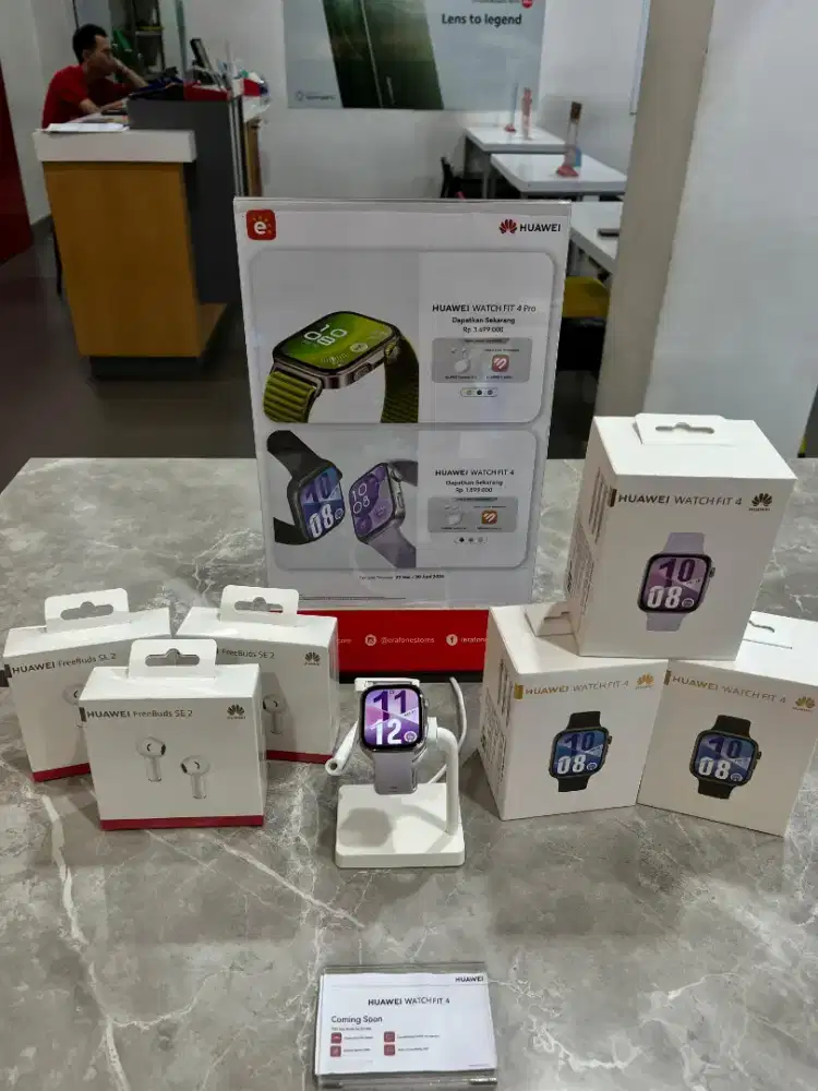 Huawei Watch Fit 4 Ready Black&Purple Cash Creditnya bisa Cukup ktp