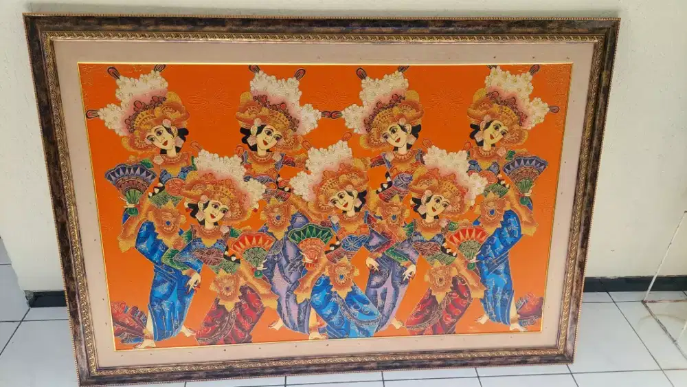 lukisan bali bekas
