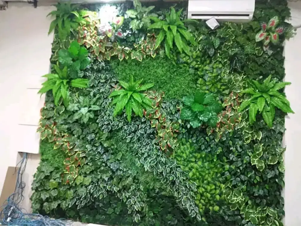 Dekorasi taman vertikal garden artificial