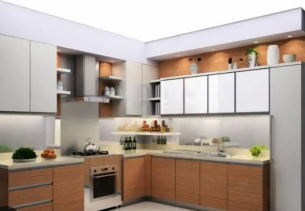 Kitchen set kamar set backdrop TV custom