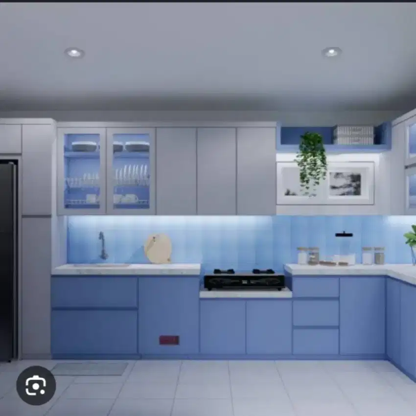 Kitchen set backdrop TV kamar set dll custom