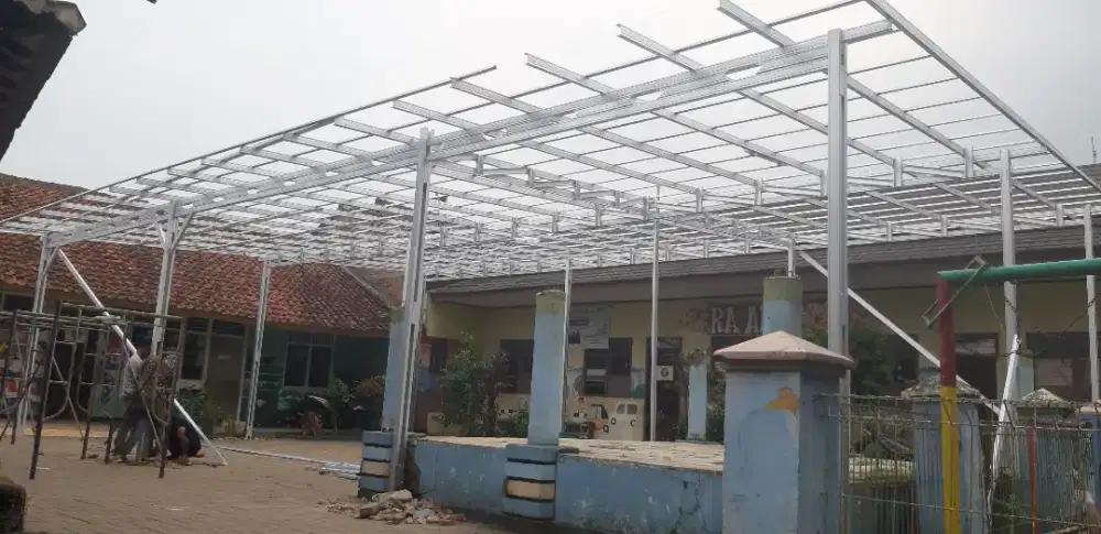 Rangka Baja Ringan Terpasang