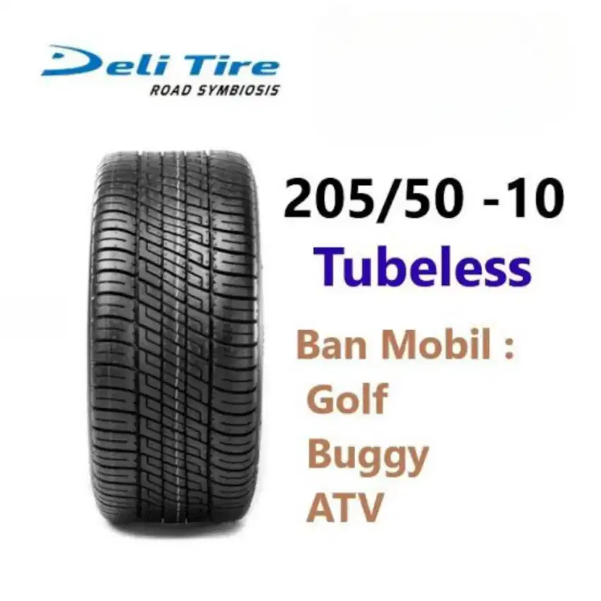ban ring 10 atv/mobil golf 205/50-10 harga satu pasang kondisi baru