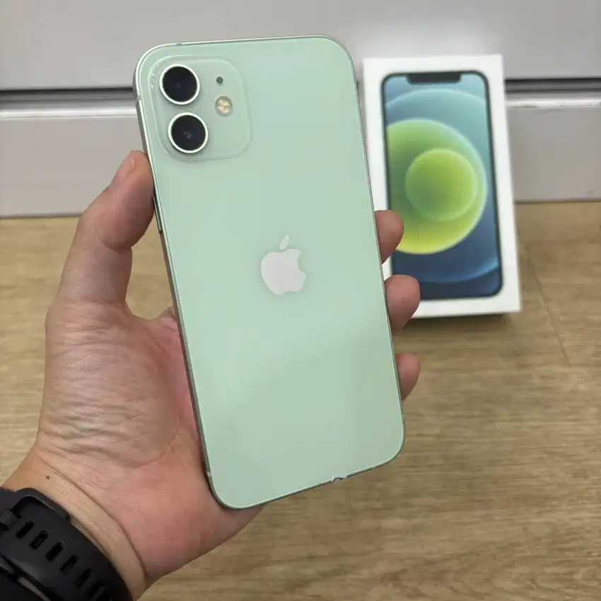 iPhone 12 128GB Fullset second iBox Green