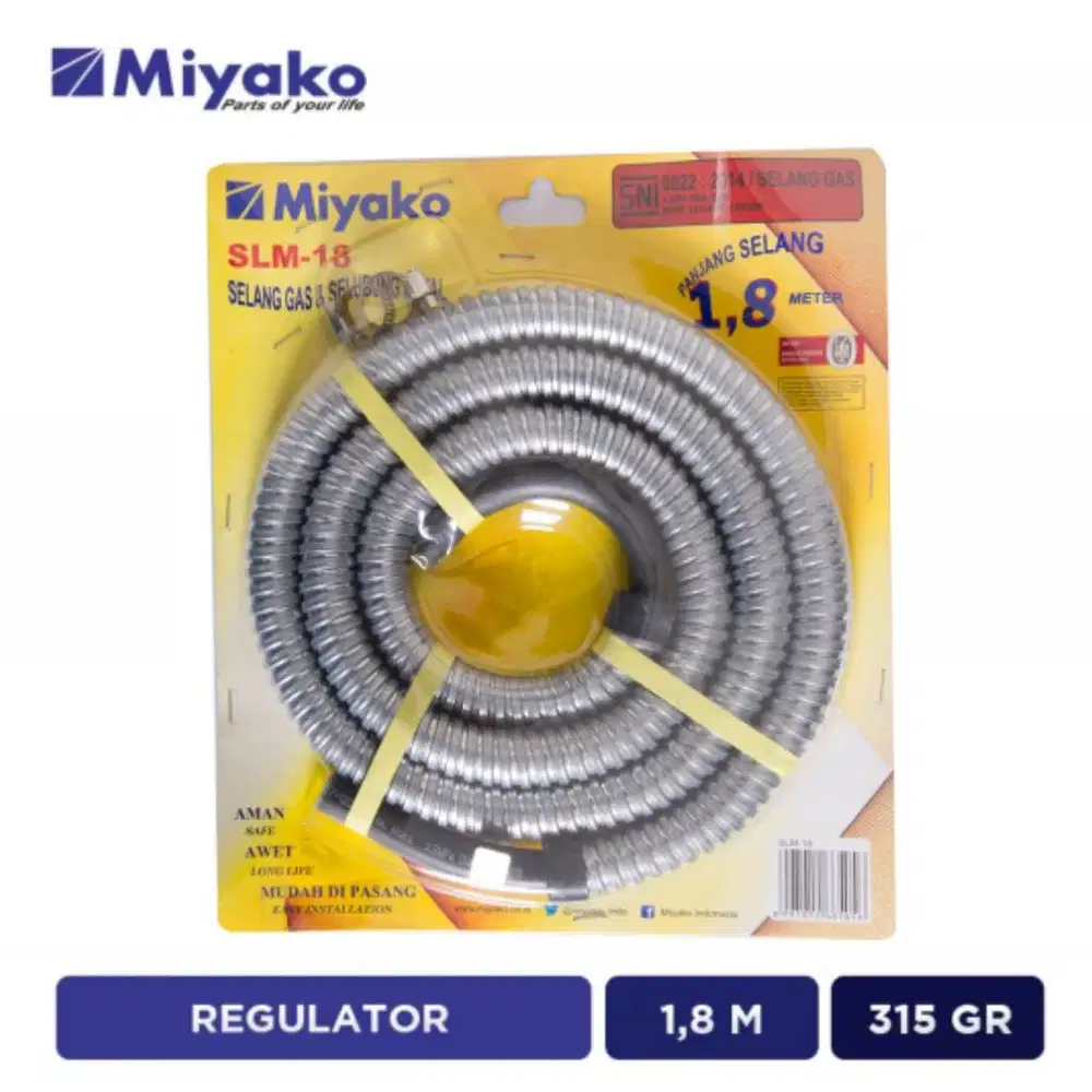 selang kompor miyako new