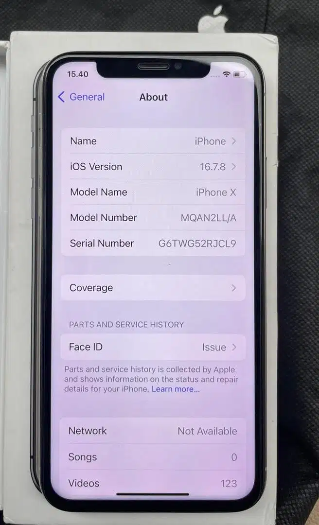 Iphone X 256. All Operator