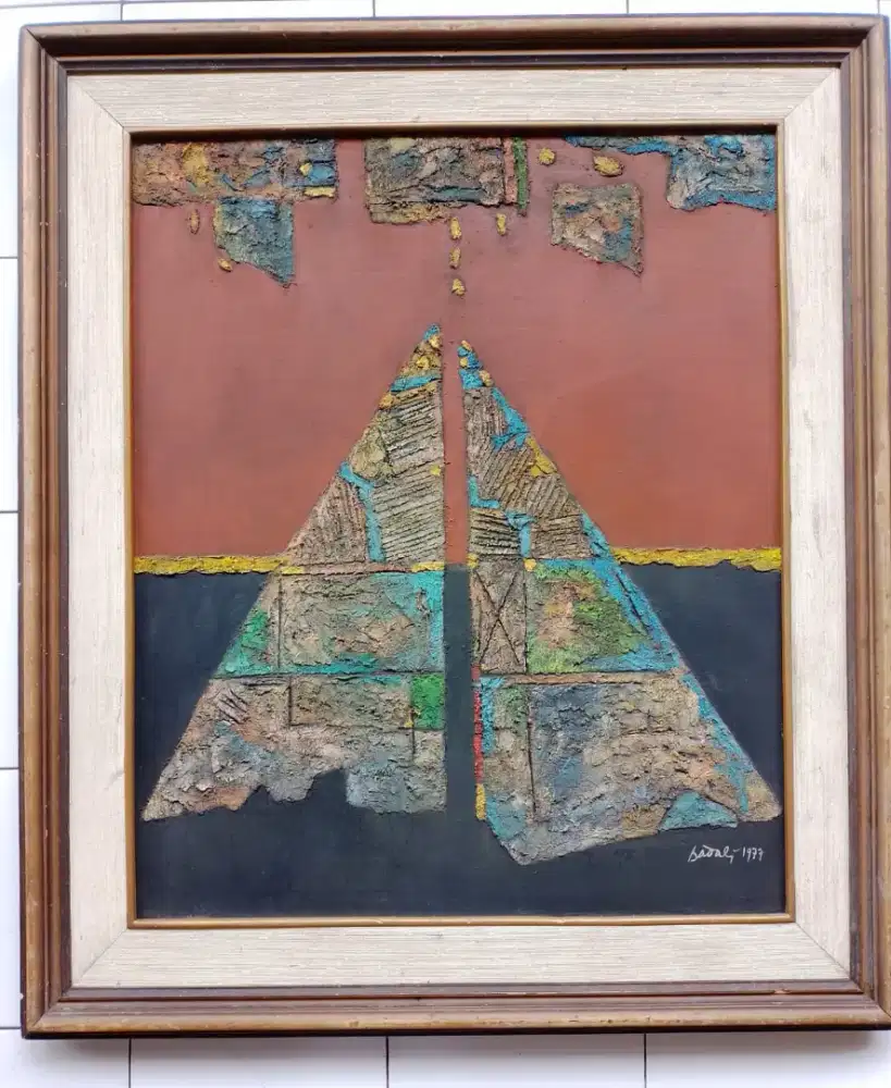 Lukisan tema abstrak