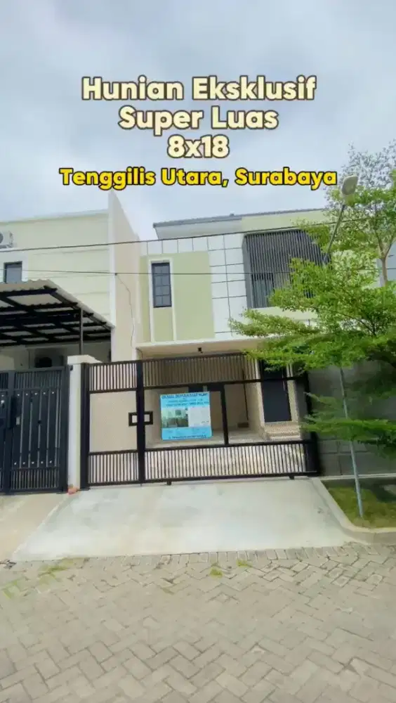 Jual Rumah minimalis siap huni Tenggilis Utara  dekat UBAYA strategis