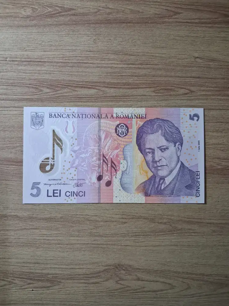 Uang Polymer koleksi Banca Nationala A Romaniei