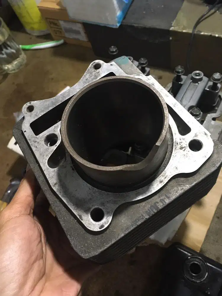 Boring blok sehet cylinder blok suzuki fxr 150 satria fu karbu
