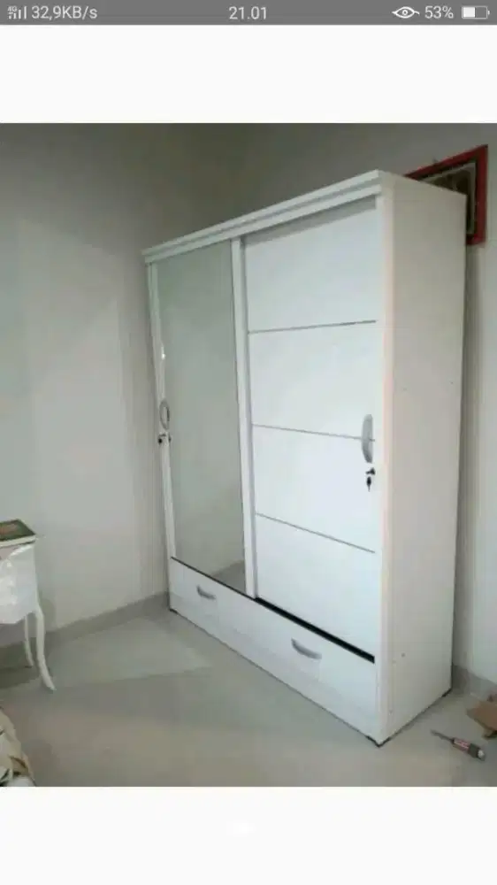 Open order lemari pakaian 2pintu sliding