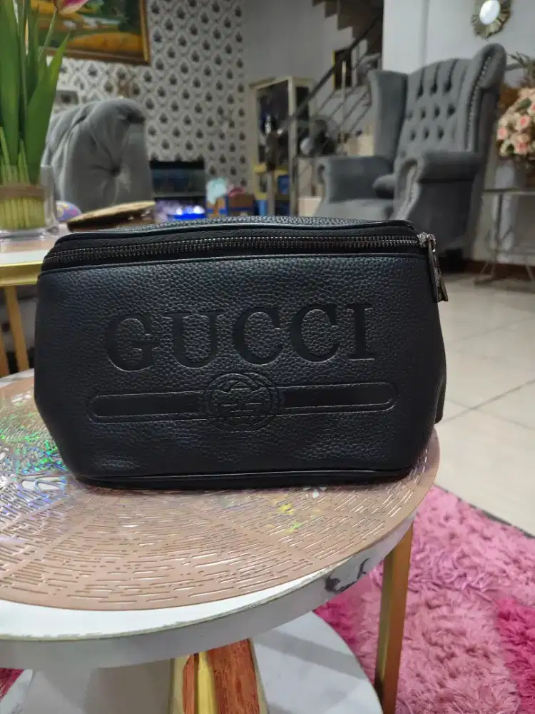 Waistbag Gucong kulit import