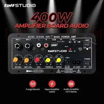 Amplifier Board Audio Bluetooth USB FM Subwoofer DIY 400W