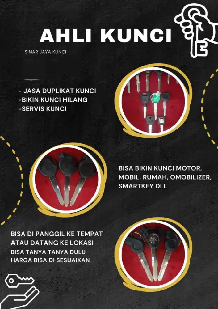 AHLI KUNCI BANDUNG/JASA DUPLIKAT KUNCI/BUAT KUNCI HILANG