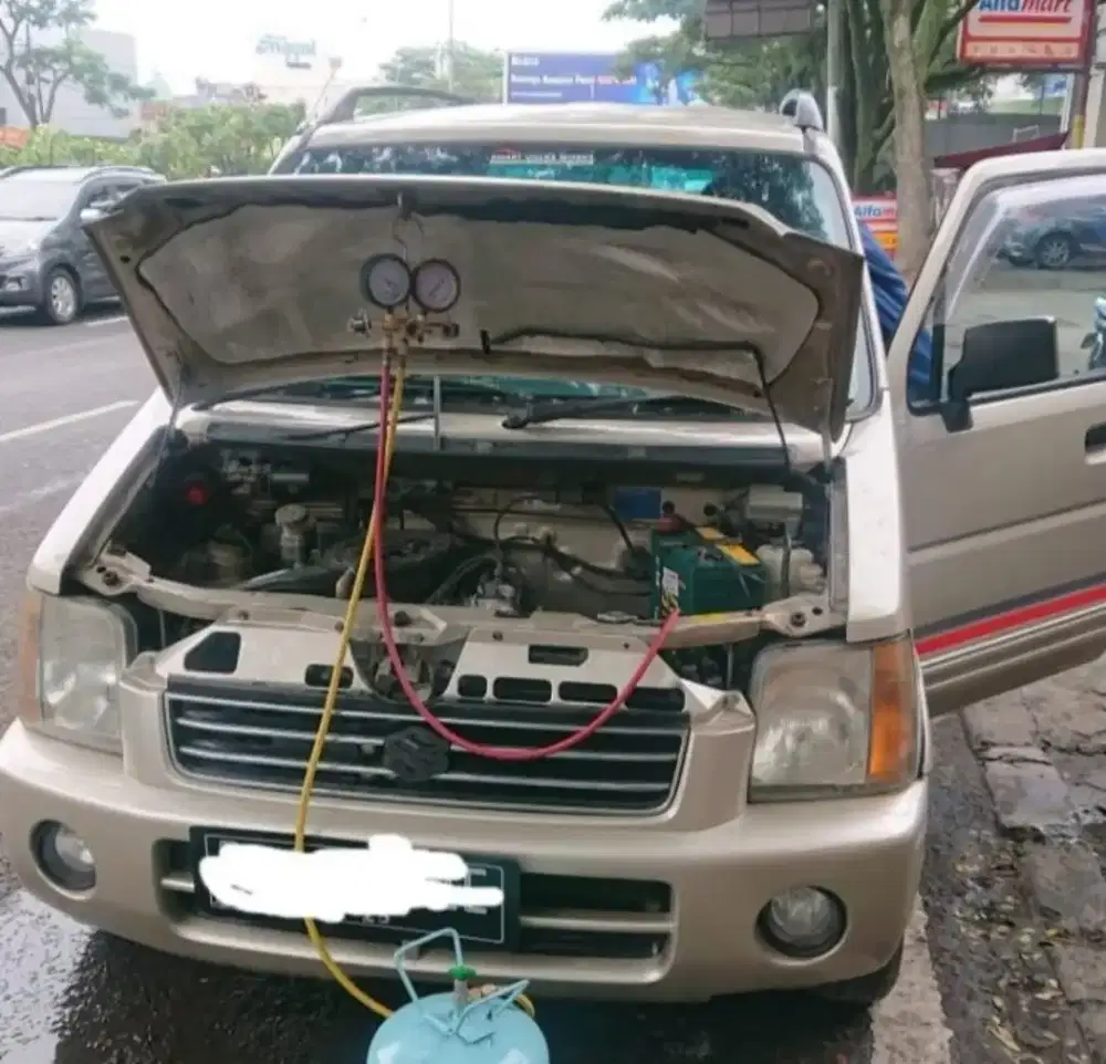 Isi freon, ganti oli mobil