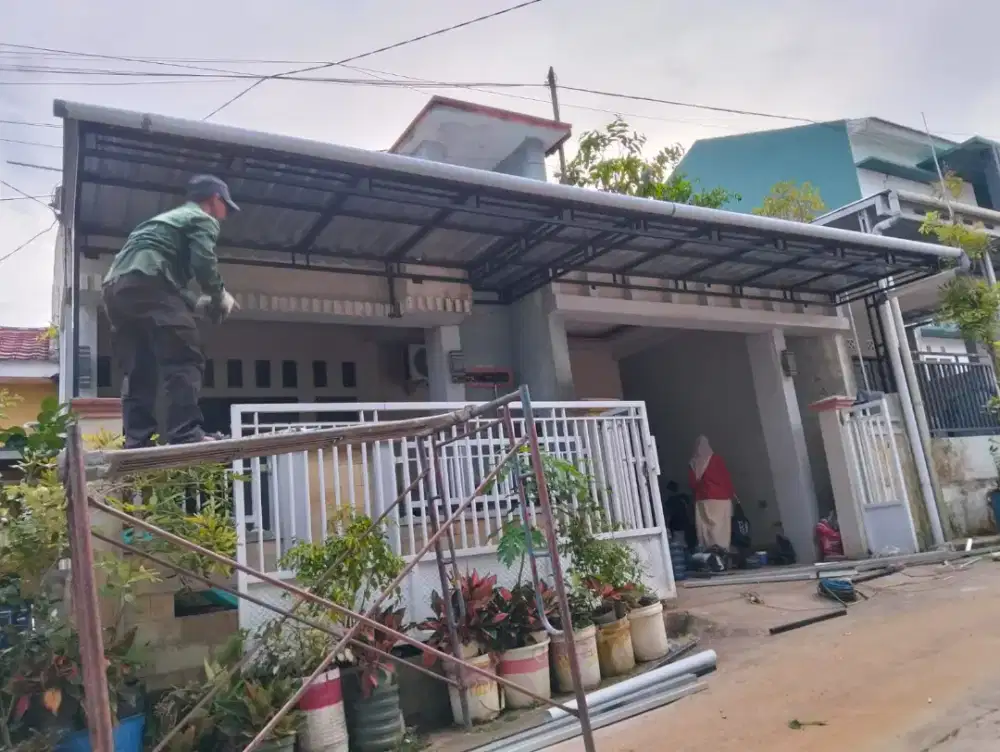 Kanopi besi hollow termurah balikpapan