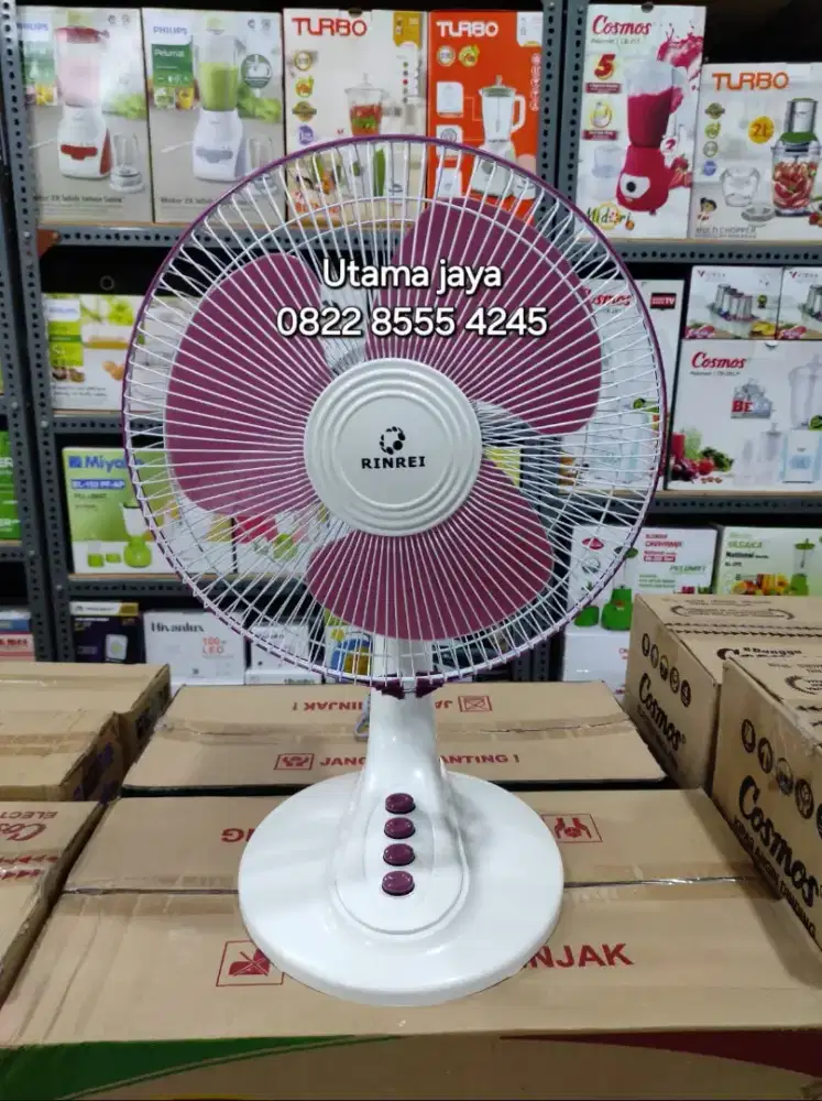 KIPAS ANGIN MEJA MURAH RINREI 12 (BARU)