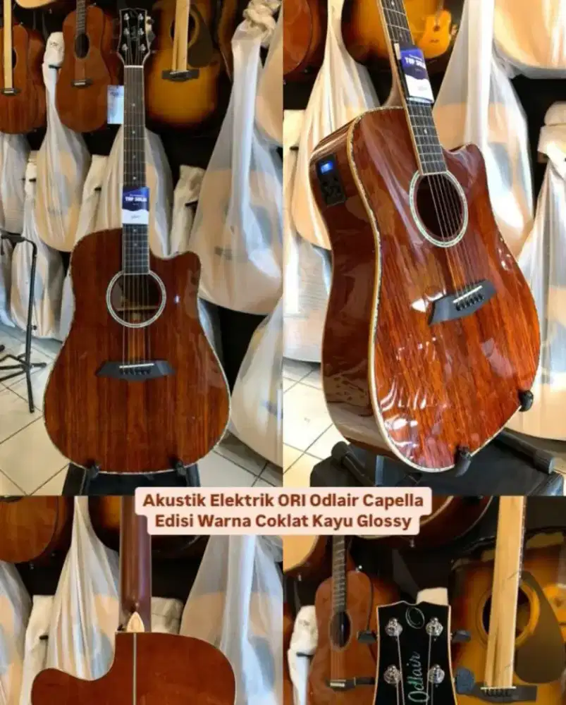 Gitar odlair Capella top solid elektrik original