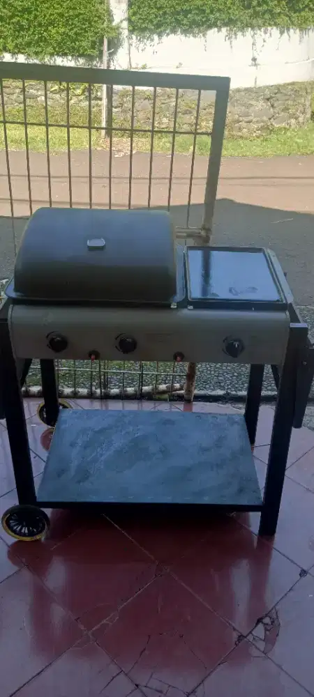 Kompor panggang barbeque plus kompor plating pake gas