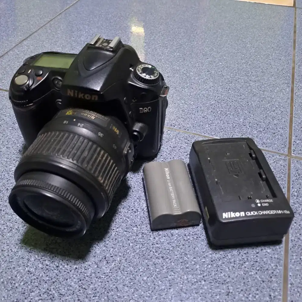 D90 lensa kit 18 55 normal murah saja