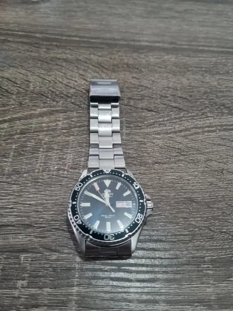 Jam Diver Orient Kamasu Green Masih Mulus