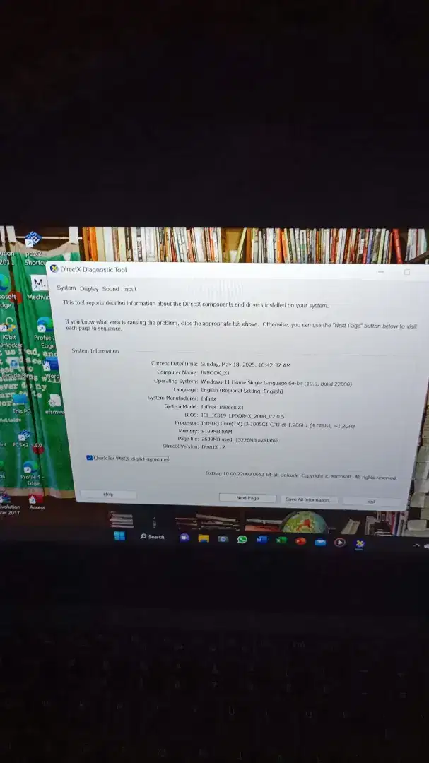 INFINIX INBOX X1 INTEL CORE I3