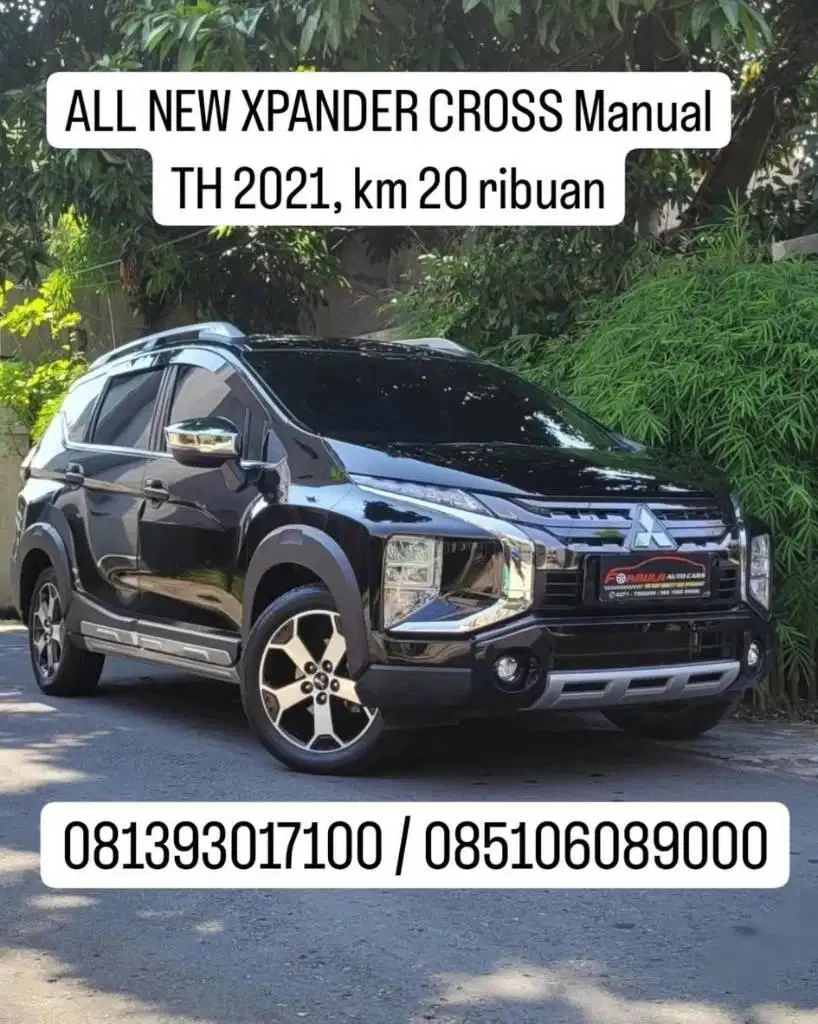 ALL NEW XPANDER CROSS Manual
TH 2021, km 20 ribuan,plat AD, pjk baru
