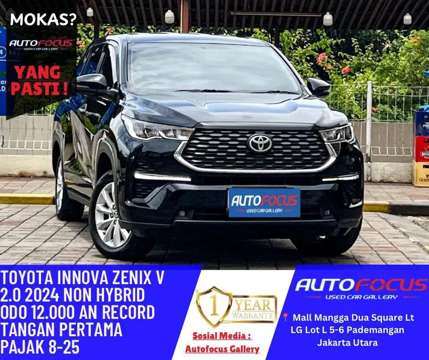 Tdp60JT Toyota Innova Zenix 2.0 v AT Bensin 2024 Tgn pertama