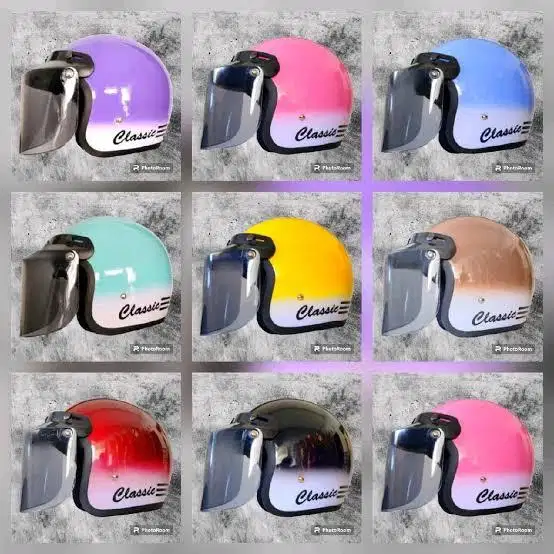 Helm bogo clasicc gradasi dewasa