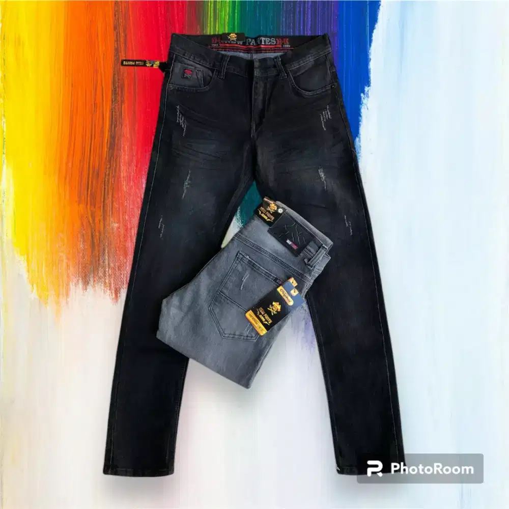 Celana panjang pria ringiel sobek