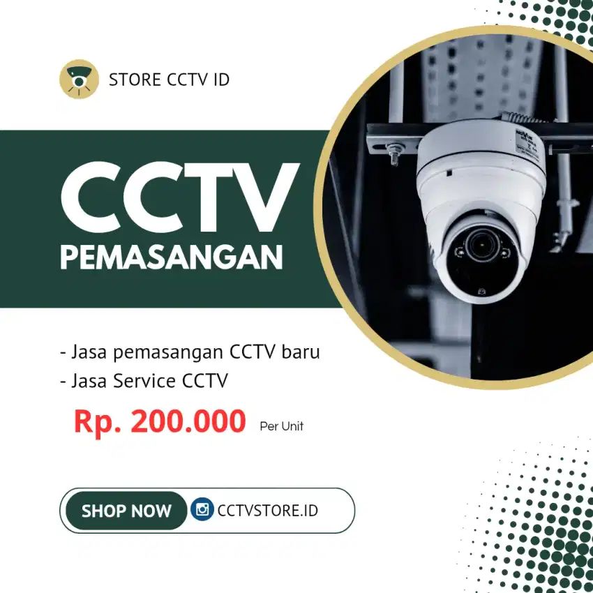 Jasa pemasangan CCTV baru