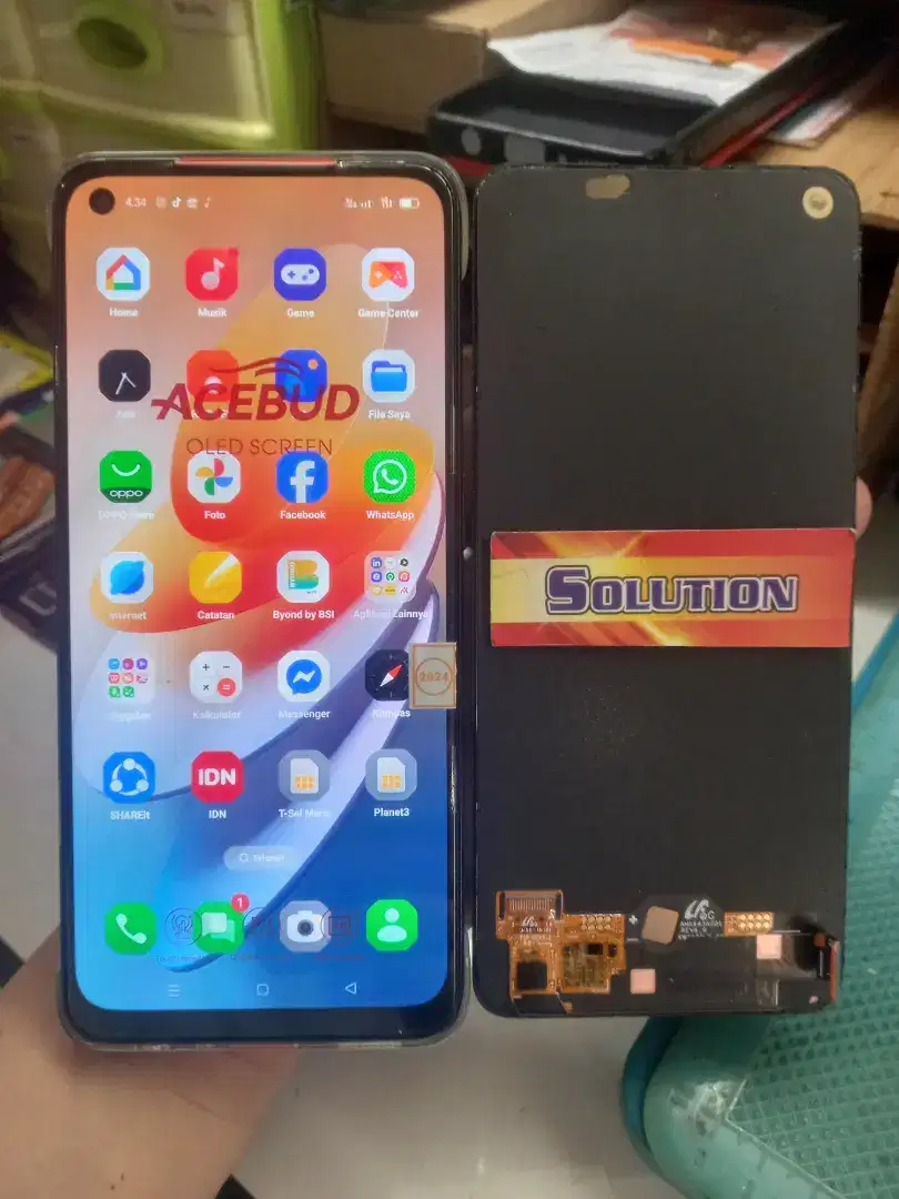 LCD TOUCHSCREEN RENO 7 / RENO 8 / OPPO A78 / REALME 9 / REALME 10 ORI